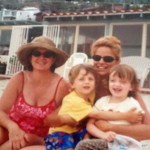 WITH LORIE and OUR BABIES.  BEFORE ALS.