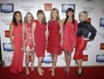 LADIES in RED. GOOD NEWS FOUNDATION BOARD. Photo by TIFFANY ROSE