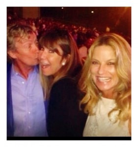 CHEEKY NIGEL LYTHGOE & ANA GARCIA at the HOLLYWOOD BOWL