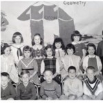 I'm in the headband, PATTY next to me. Cute blonde kid in the front is CHRIS.
