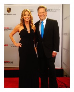 With SAM (thanks Bianca Nero for the dress!)