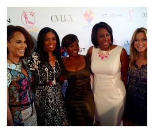 With Nicole Ari Parker, Areva Martin, VanessaBell Calloway & Pat Harvey at the Pink Pump.