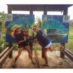 DRAGGING MY FRIEND LAURIE CAPPELLO INTO TODAY at the INTERNATIONAL DATE LINE