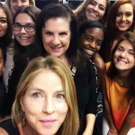 WHO SAYS I LIKE SELFIES?  With my class & super agent guest speaker  BABETTE PERRY