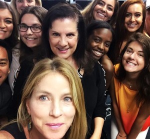 WHO SAYS I LIKE SELFIES?  With my class & super agent guest speaker  BABETTE PERRY