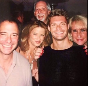 Danny with the kids. Harvey Levin, Ryan Seacrest & Lisa G
